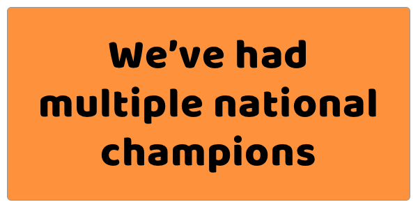 About 3 National Champions